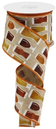 Wired Craft Beers Ribbon- 2.5”x10 Yards