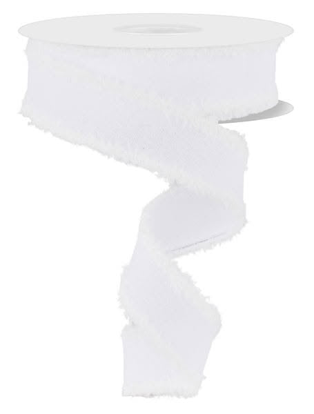 Wired White Crystal Shine Drift Edge Ribbon- 1.5”x10 Yards