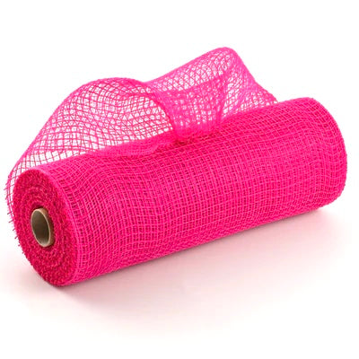 10 Inch x 10 Yards Dark Pink/Fuchsia Fabric Mesh