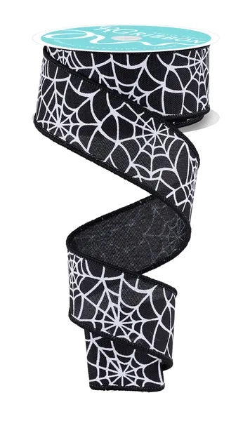 Wired Spider Web Ribbon- 1.5”x10 Yards