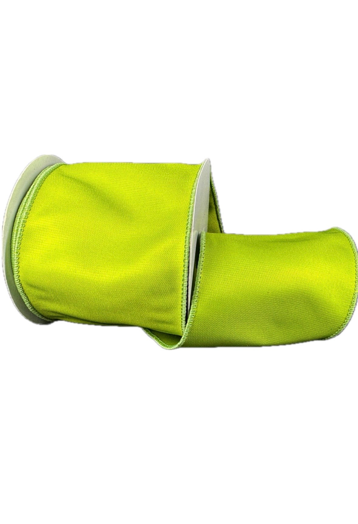 Wired Kiwi Susannah Satin Ribbon- 4”x10” Yards