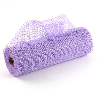 10 Inch x 10 Yards Lavender Fabric Mesh