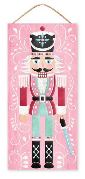 12.5”x6” Nutcracker Wreath Sign