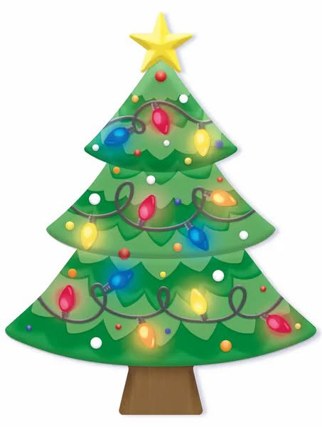 Christmas Tree with Lights Metal Embossed Wreath Sign-12.5”