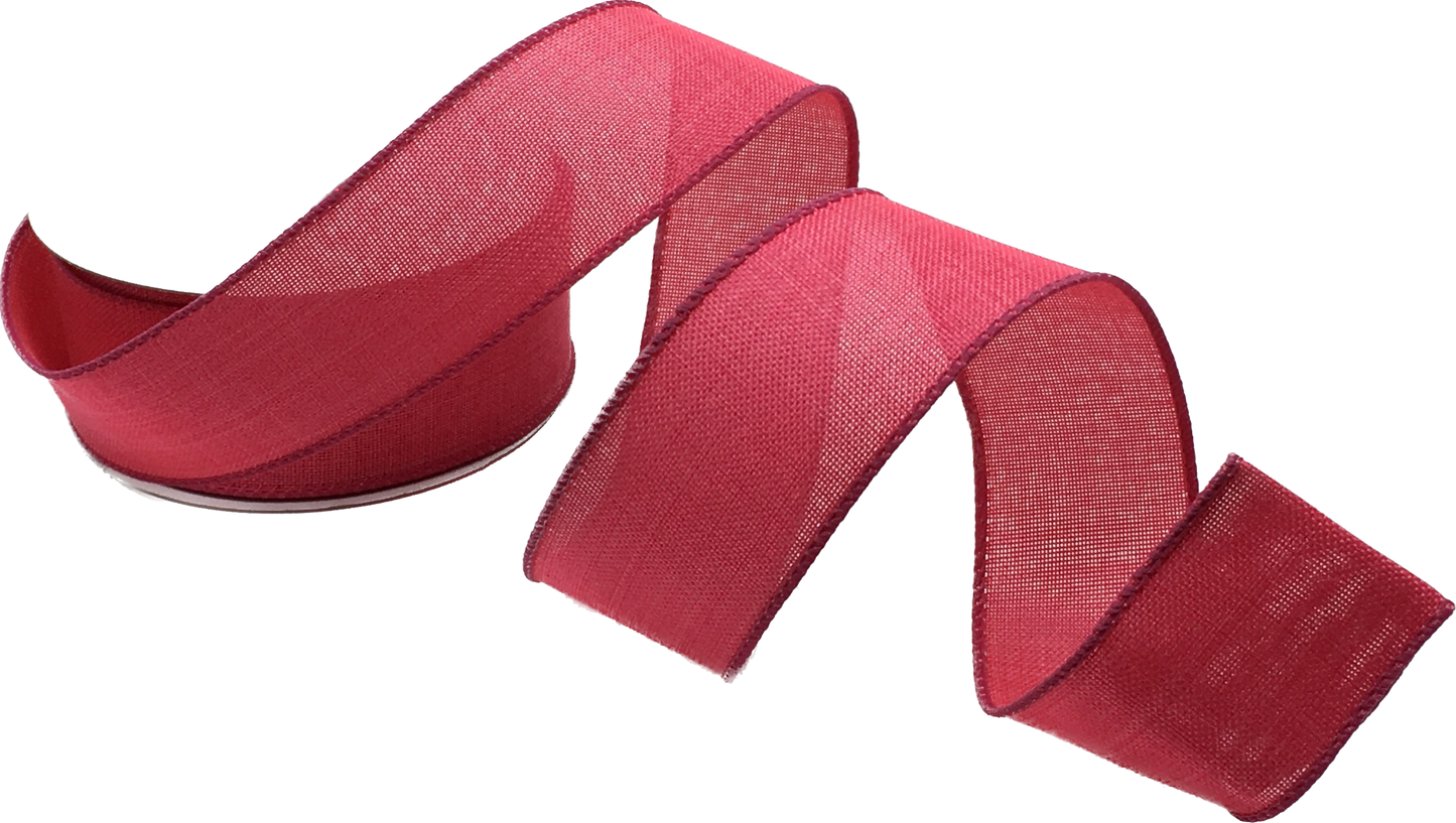 10 Yards - 1.5” Wired Hot Pink Ribbon