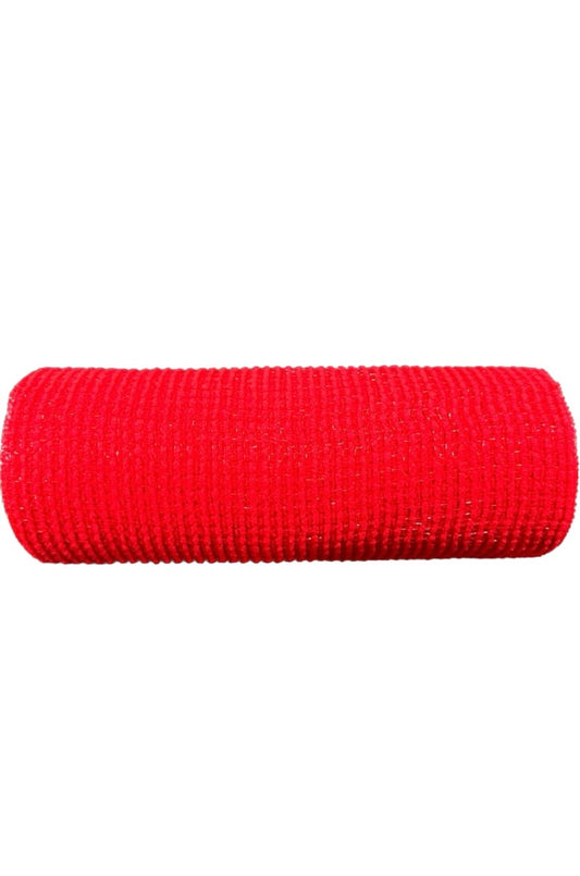 Red Snow Fuzz Mesh-10”x10 Yards
