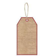 12"H x 6.5"L Mdf Burlap Blank Tag Wreath Sign