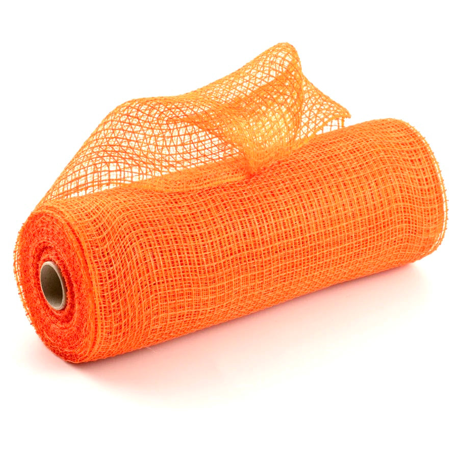 10 Inch x 10 Yards Orange Fabric Mesh