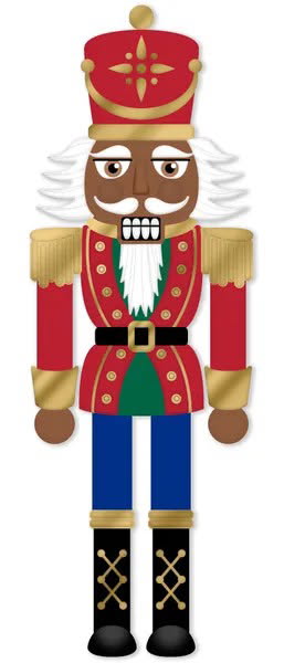 12”x4” Nutcracker Wreath Sign