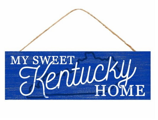 15”x5” MDF My Sweet Kentucky Home Wreath Sign