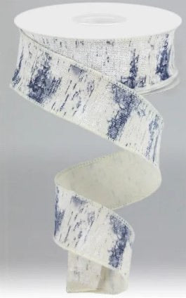 Wired Mossy Birch Bark Ribbon-1.5”x10 Yards