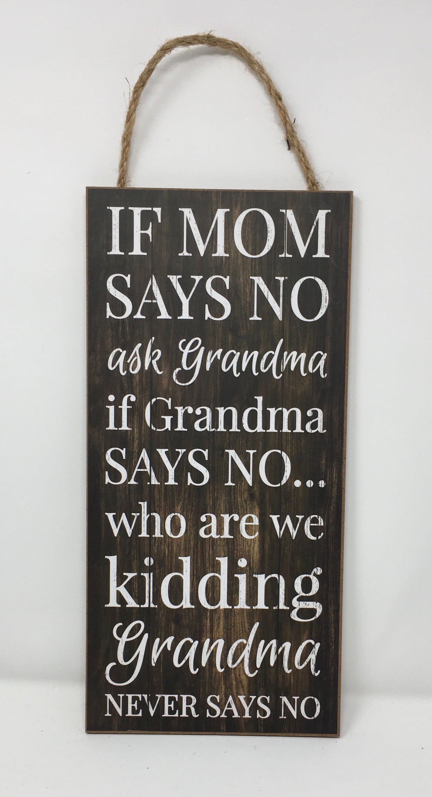 12.5”x6” Grandma Wreath Sign