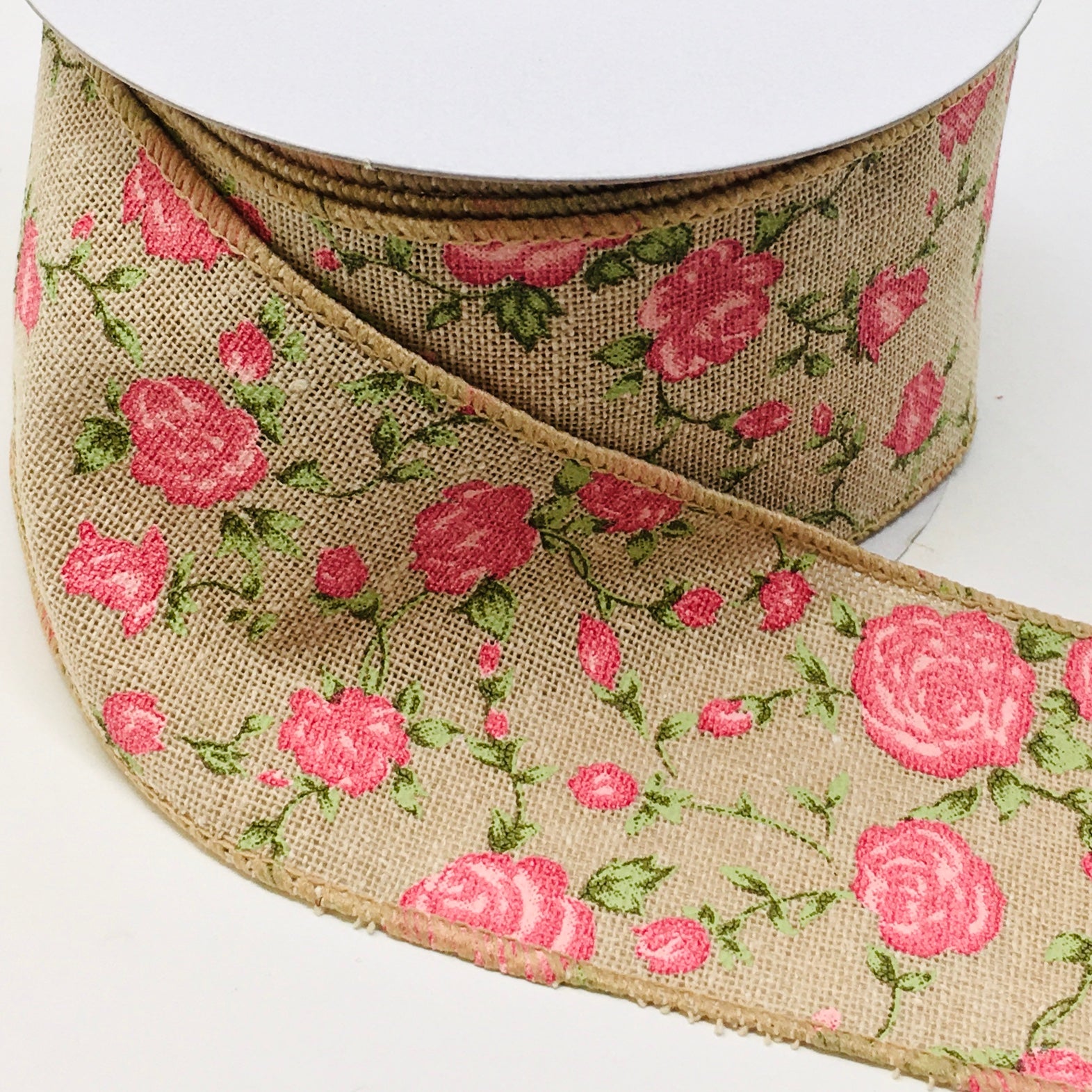 Rose Color Ribbon 10 Yards - 2.5