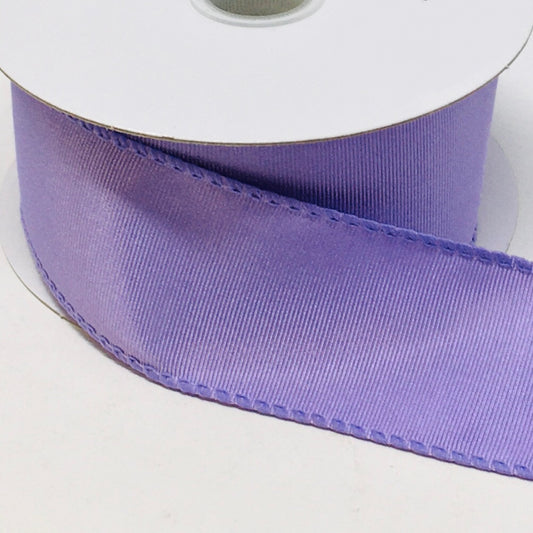 10 Yards - 1.5" Wired Lavender Ribbed Satin Ribbon