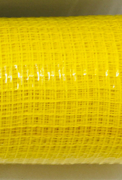 Yellow Mesh Mat 10”x10 Yards - Yellow Fabric Mesh – foxwreathsupplies