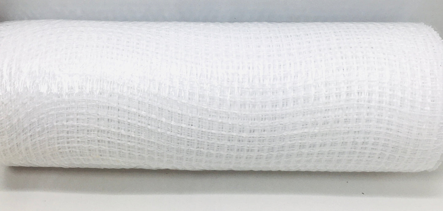 10”x10 Yards - White Fabric Mesh