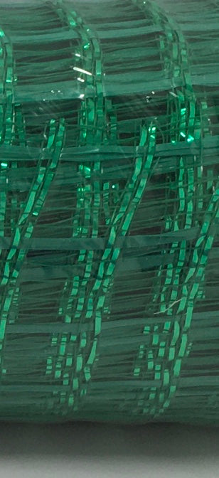10”x10 Yards - Emerald Green Wide Weave Mesh
