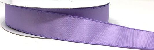 50 Yards - 1.5” Wired Lavender Ribbed Satin Ribbon