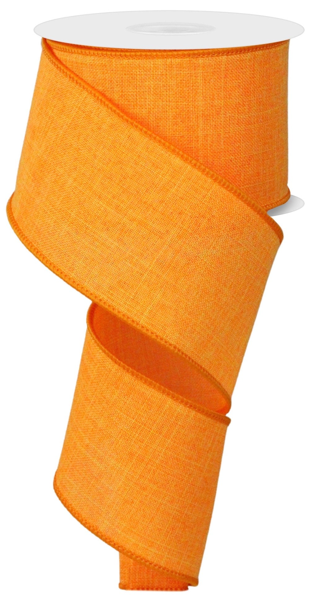 Wired Orange Royal Burlap Ribbon-2.5”x10 Yards