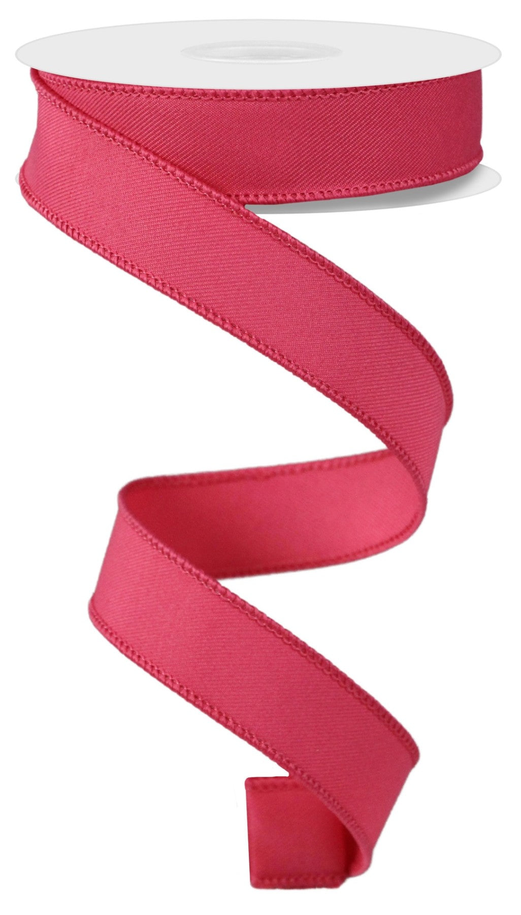 10 Yards - 7/8" Wired Hot Pink Ribbon