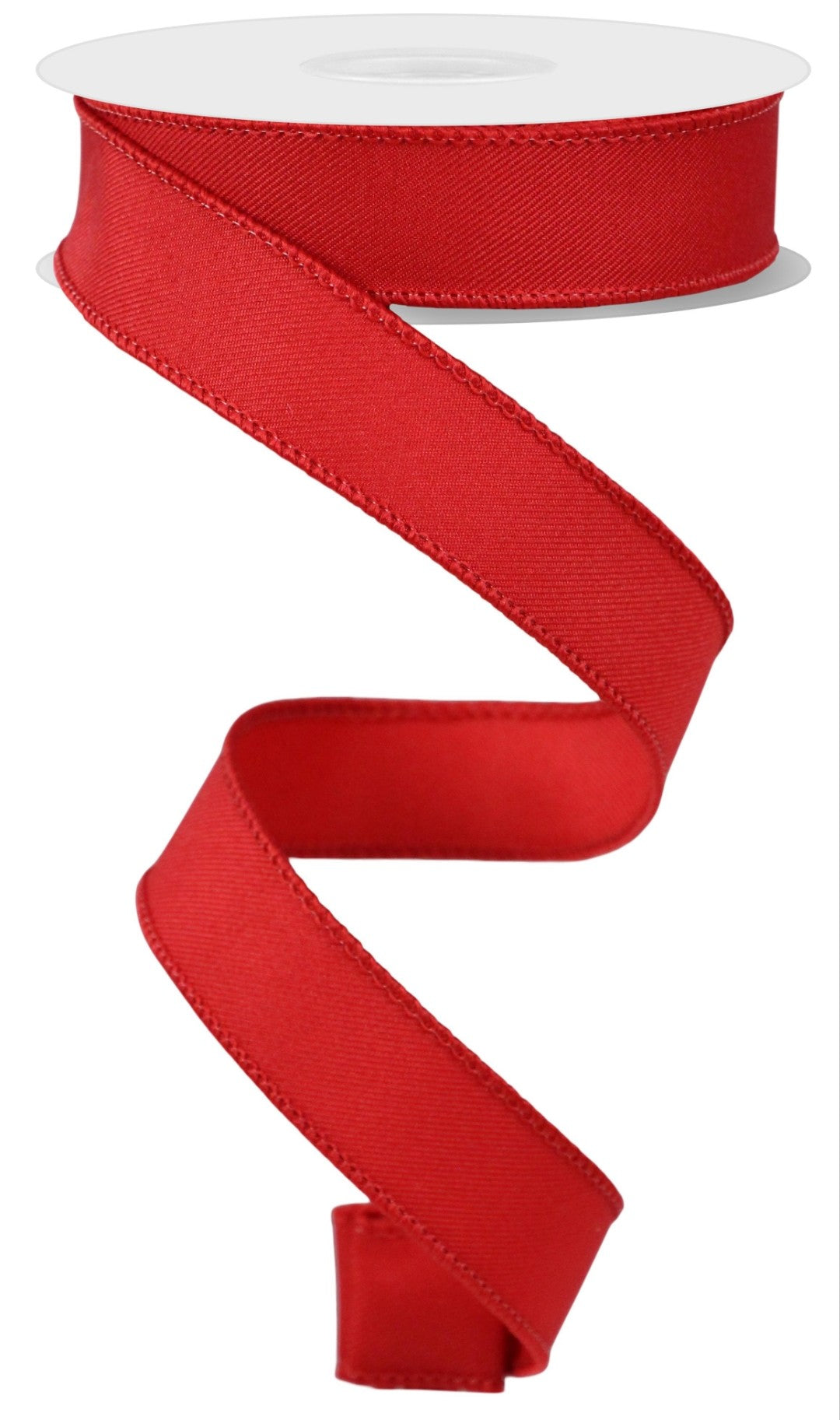 10 Yards - 7/8" Wired Red Ribbon