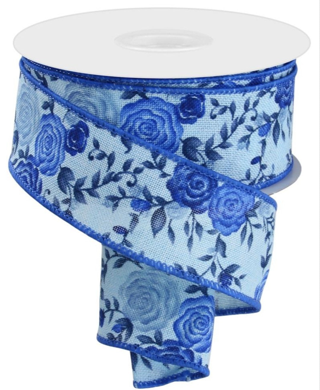Blue Ribbion Roses 10 Yards - 1.5