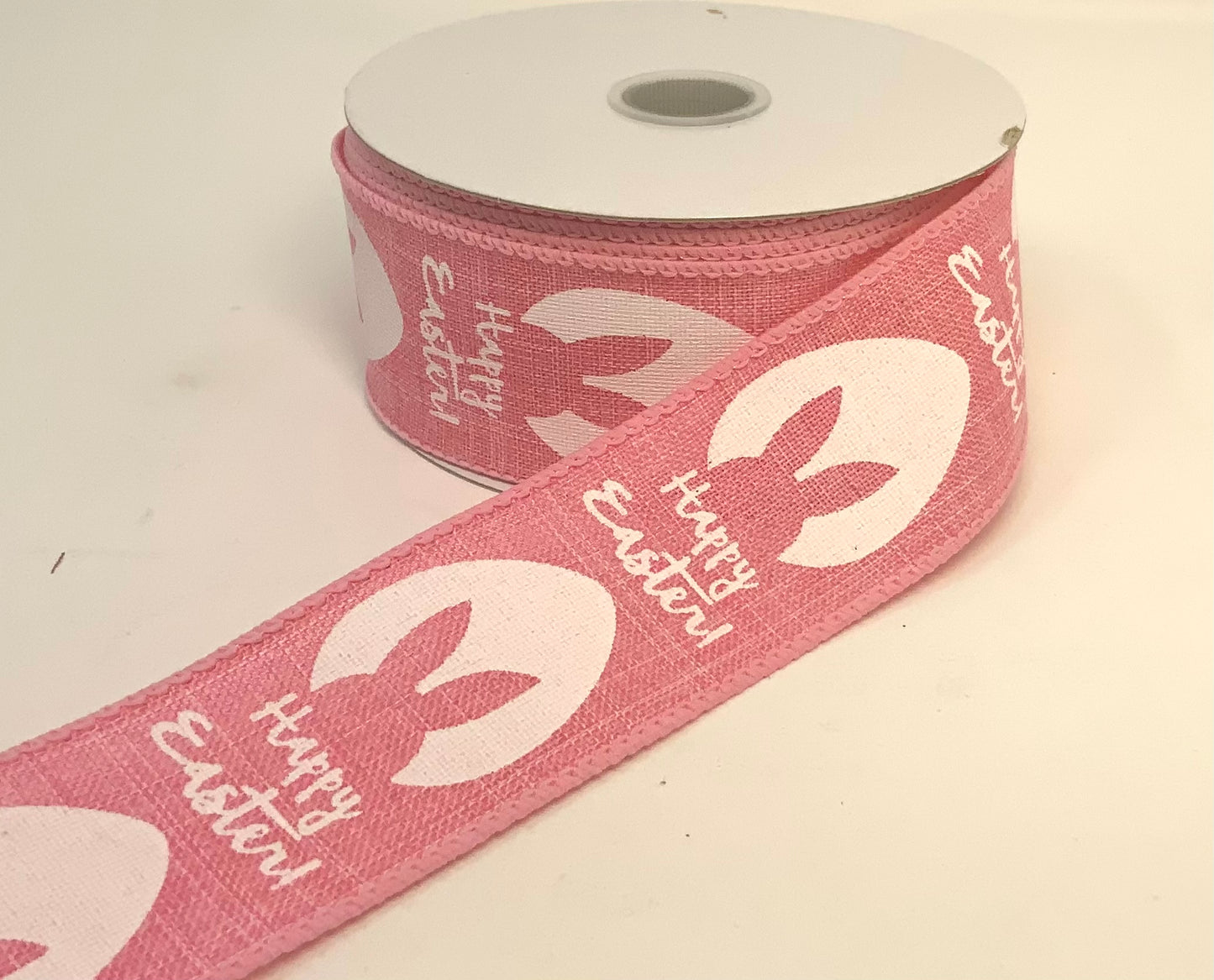 10 Yards - 1.5” Wired Easter Bunny Ribbon