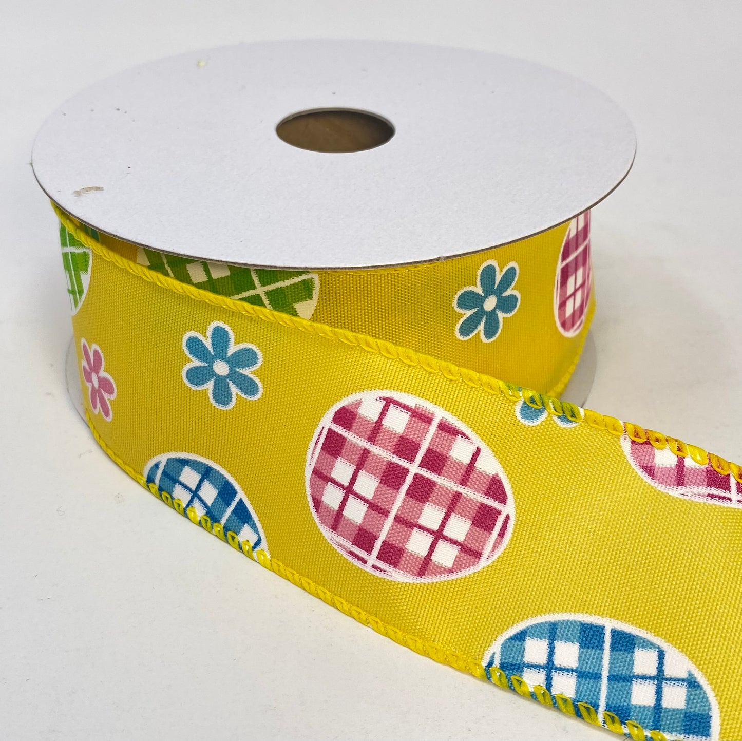 10 Yards - 1.5” Wired Easter Egg Ribbon